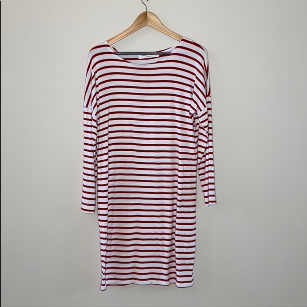 SONNET JAMES Ava Dress in Red Stripe